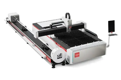 Máquina de corte láser de fibra  para tubos y láminas serie FL6T  con tubo d​e 6 m